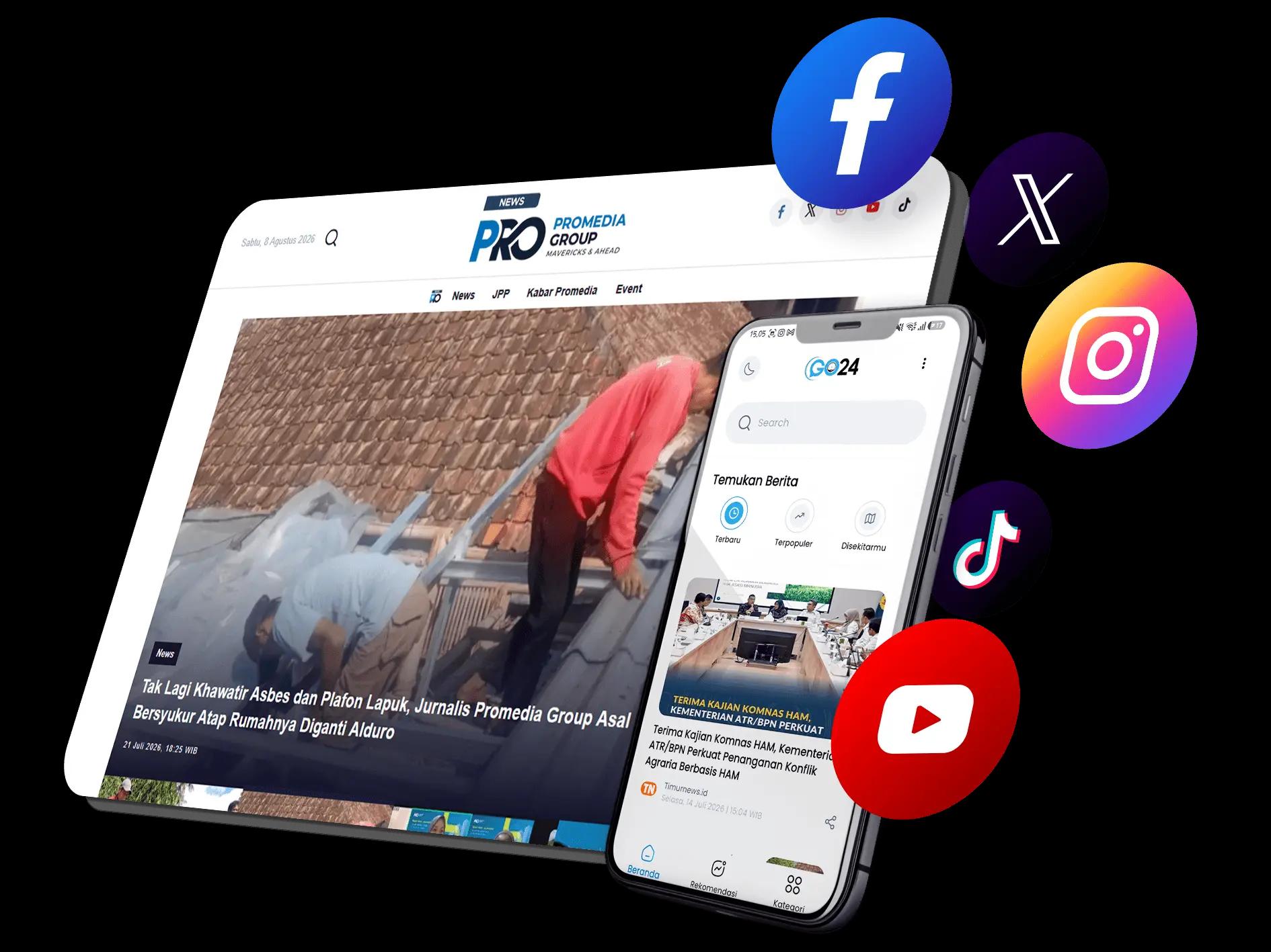 Promedia Ecosystem - Web & Mobile Platform