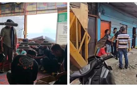 Gerebek Sarang Narkoba di Kabanjahe, Delapan Orang ditangkap Polres Tanah Karo