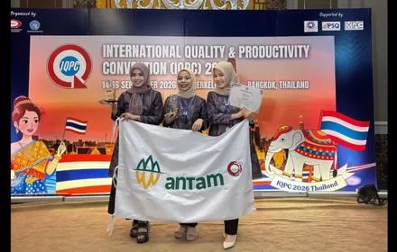 ANTAM Raih Dua Penghargaan Internasional IQPC 2026 Berkat Inovasi Pengelolaan Likuiditas