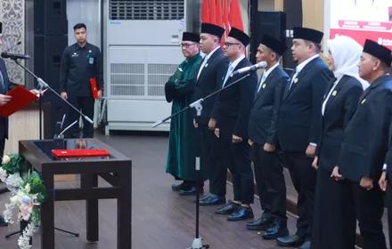 Lantik Komisioner KPID 2026–2029, Sekda Edward Candra Titip Pesan: Kita Ingin Penyiaran Sumsel Maju Secara Teknologi dan Etika