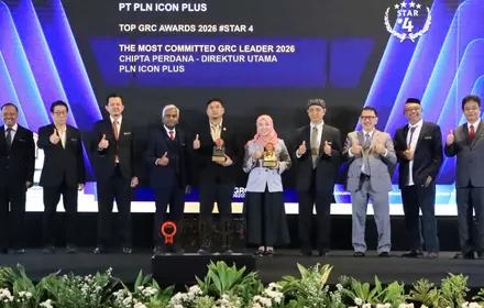 Komitmen Tata Kelola PLN Icon Plus Berbuah Manis, Dua Penghargaan TOP GRC Awards 2026 Kembali Diraih