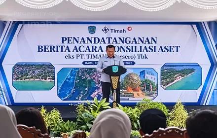 Aset Tanjung Pendam Diserahkan PT TIMAH, Pemkab Belitung Siapkan Pengembangan Kawasan Wisata