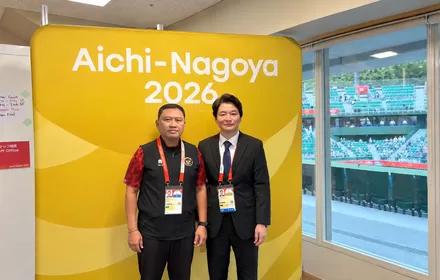 Pesti Perkuat Diplomasi Soft Tennis Asia, Awal Chairuddin Temui Presiden ISTF