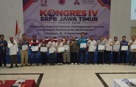 Kongres IV SRPB Jatim Perkuat Jejaring Relawan Hadapi Ancaman Bencana
