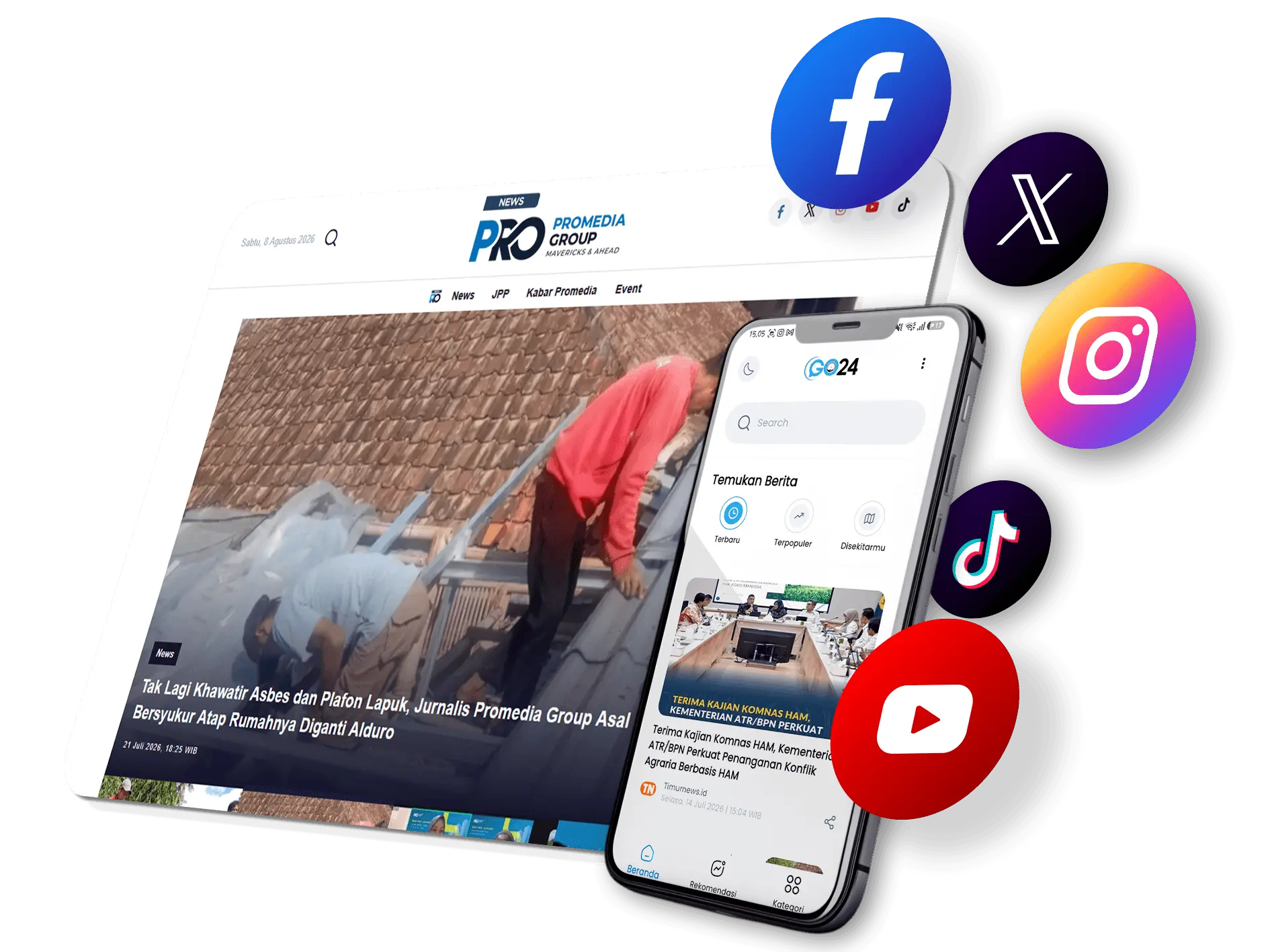 Promedia Ecosystem - Web & Mobile Platform